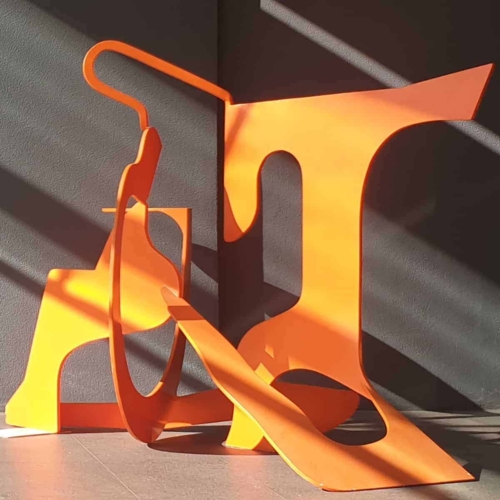 Steel Abstract Sculpture – Circus by Blaze Krstanoski-Blazeski, 140x180x110cm | ARTpark Australia