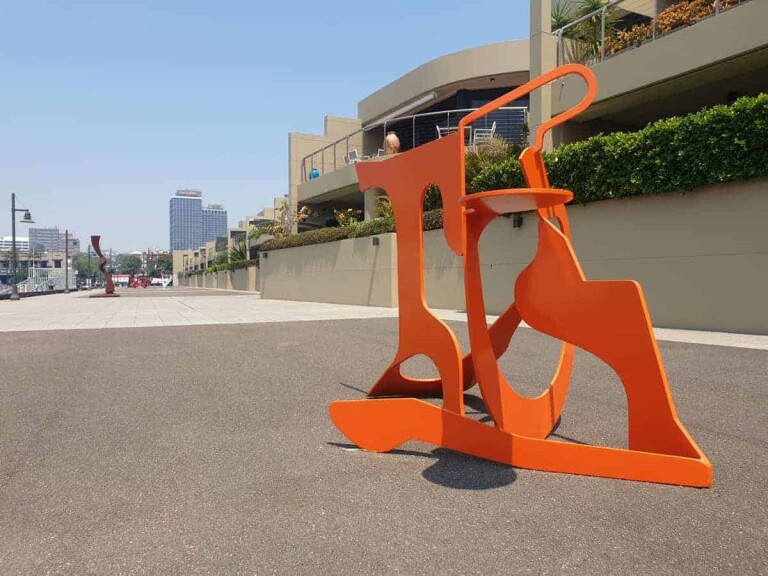 Steel Abstract Sculpture – Circus by Blaze Krstanoski-Blazeski, 140x180x110cm - view 4