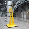 large scale abstract yellow sculpture, australian sculpture