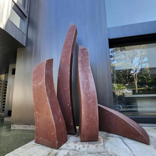 Corten Steel Landmark Sculpture – The Yearning by Linda Bowden, 200x300x220cm | ARTpark Australia