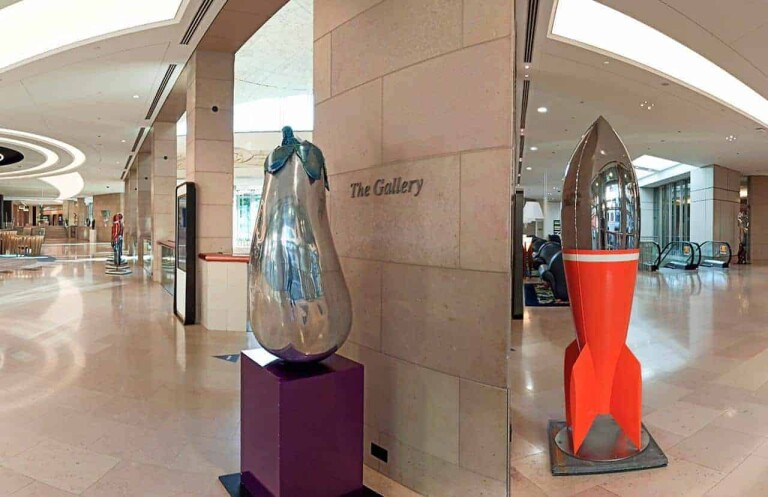 Steel & Aluminium Garden Sculpture – Aubergine by Aldo Bilotta - view 5