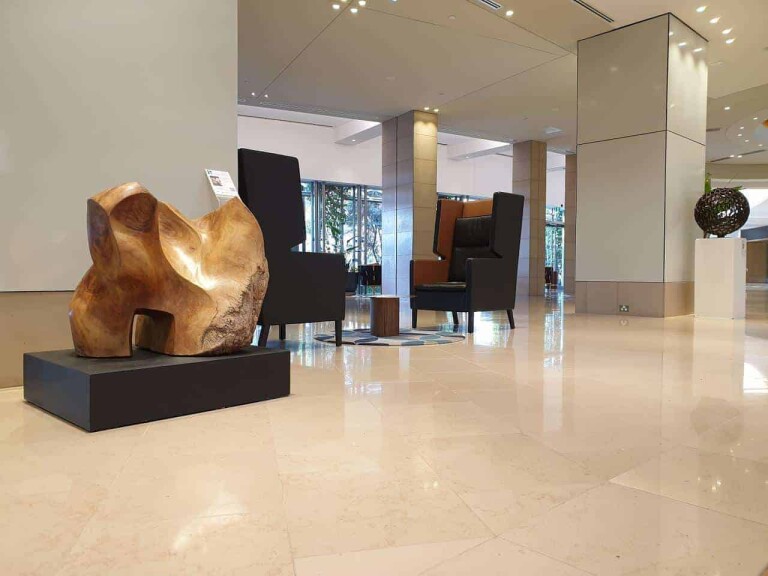 Australian Red Cedar Abstract Sculpture – Remembering the Forests by Margaret Sheridan, 95x70cm - view 5