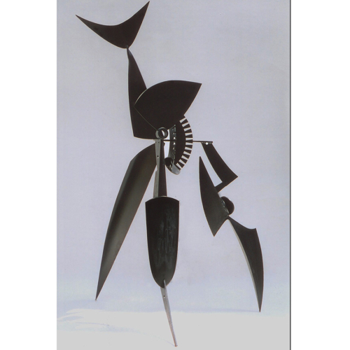 Fabricated Steel Abstract Sculpture – Africana by Laurindo De Abreu Soto, 200x100cm | ARTpark Australia