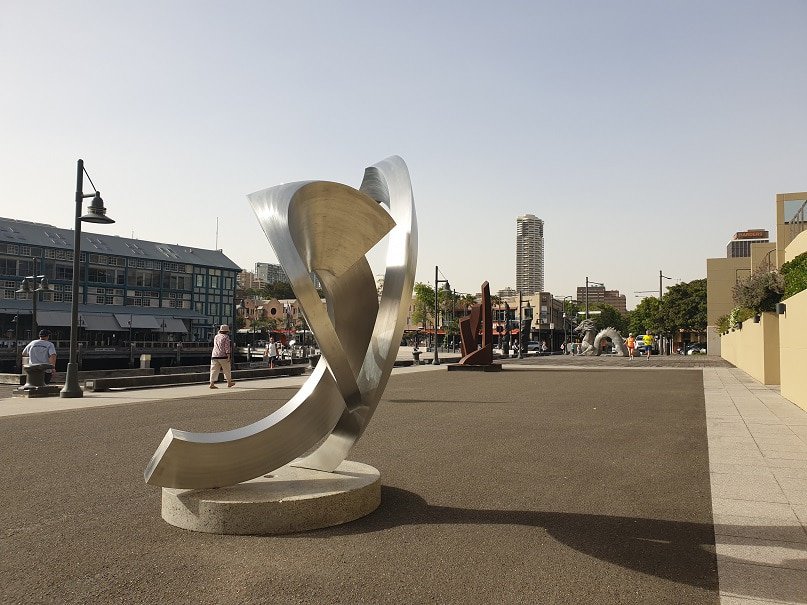 stainless steel sculpture james parrett