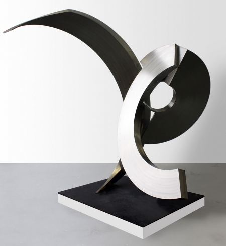 M32 james parret large stainless steel abstract
