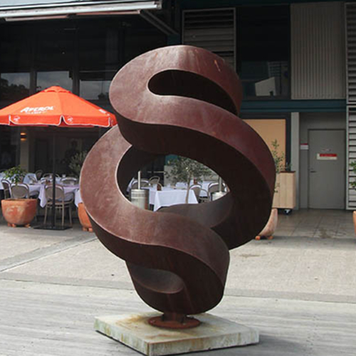 Corten Steel Landmark Sculpture – Guardian by Greg Johns, 5m | ARTpark Australia