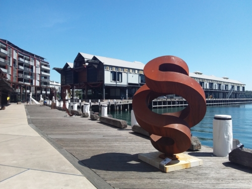 Corten Steel Landmark Sculpture – Guardian by Greg Johns, 5m | ARTpark Australia