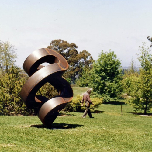 Corten Steel Landmark Sculpture – Guardian by Greg Johns, 5m | ARTpark Australia