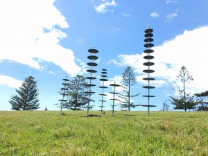 totem garden sculpture