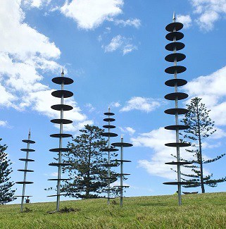 Fabricated Steel Landmark Sculpture – Totems by Al Phemister, 200-300cm