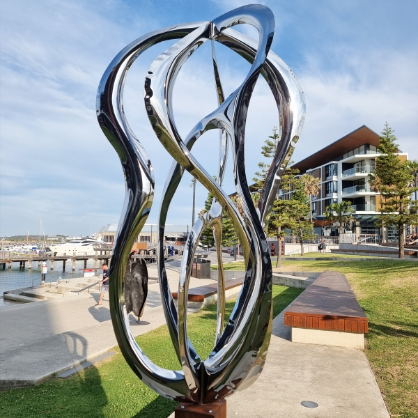 large metal outdoor sculpture