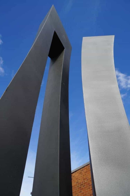 Corten Steel Landmark Sculpture – Tango by David Ball, 420x110x120cm | ARTpark Australia