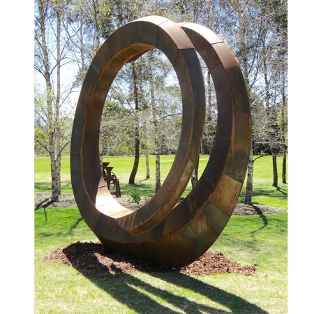 Helix-460cm-CORTEN-STEEL-[corten,outdoor,landmark]-david-ball-australian-sculpture