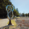 large metal outdoor sculpture