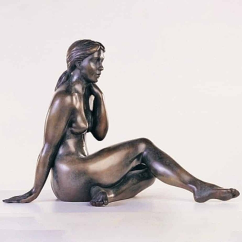 Bronze Figurative Sculpture – Bianca by Phillip Piperides, 49x70cm | ARTpark Australia
