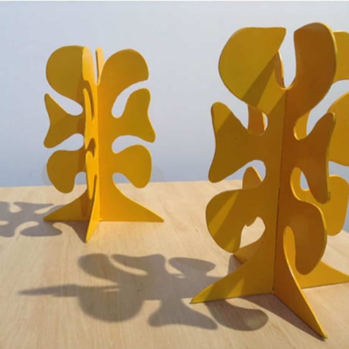 Stainless Steel Landmark Sculpture – Big Yellow Taxi by Stephen Coburn, 300x200x200cm | ARTpark Australia