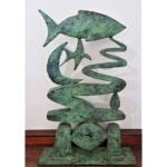 Bungaree-94x65cm-MILD-STEEL-WITH-PATINA-stainless-steelTable-top-stephen-Coburn-australian-nautical-sculpture.jpg