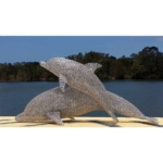 Dolphins sculpture statue
