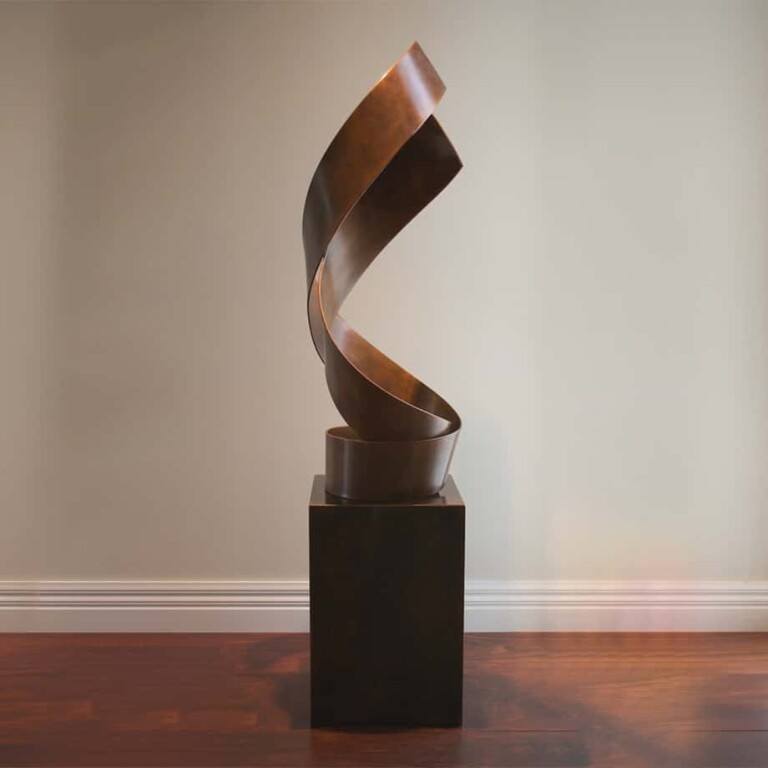 Copper Garden Sculpture – Duet by Michael Baird, 183x56x56cm - view 4