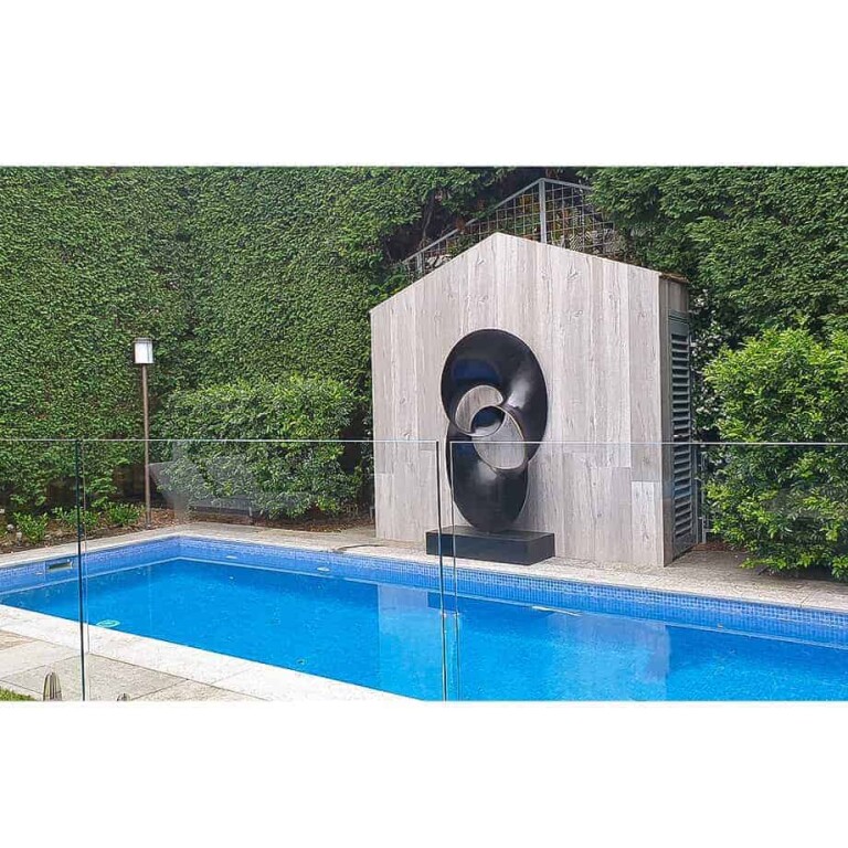 Bronze Round & Sphere Sculpture – Oscillate by Benjamin Storch, 160cm - view 4