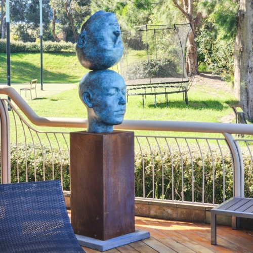Stainless Steel Landmark Sculpture – Reflections by Phillip Piperides, 200x60x60cm | ARTpark Australia