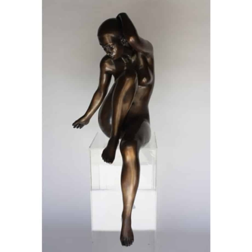 Bronze Figurative Sculpture – Reflections by Phillip Piperides, 135x60x70cm | ARTpark Australia