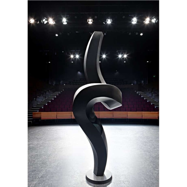 Stainless Steel Landmark Sculpture – Tippy Toes by Martin George, 320x110x110cm - view 2
