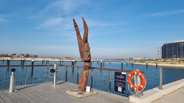 Giant Crab Claw Sculpture