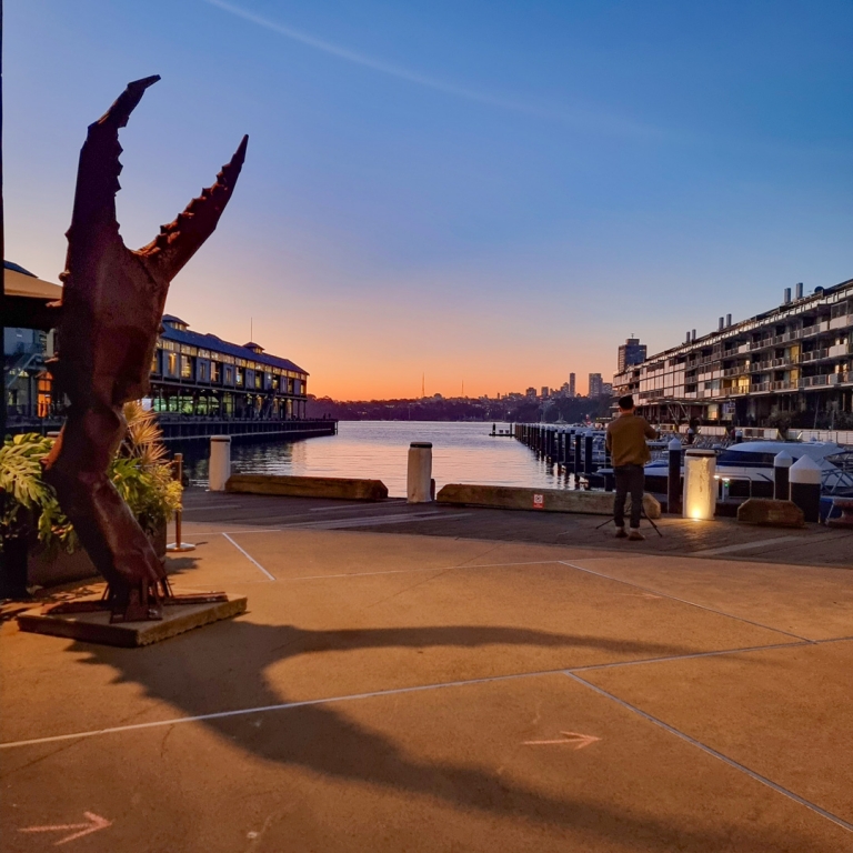 Mild Steel Crab Sculpture – Clawed by Tobias Bennett, 330x89cm - view 4