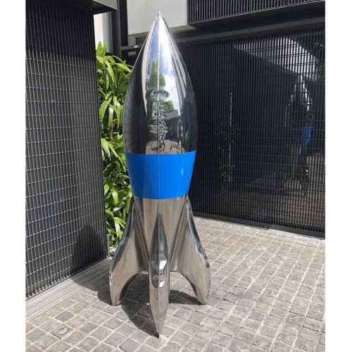 Stainless Steel Garden Sculpture – Blue Angel by David McCracken, 130cm | ARTpark Australia