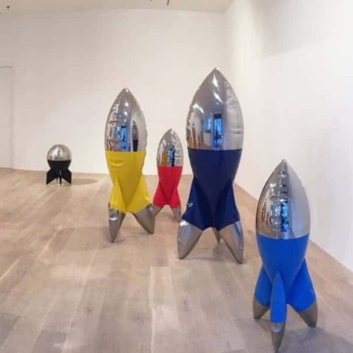 Stainless Steel Garden Sculpture – Rockets [series] by David McCracken | ARTpark Australia