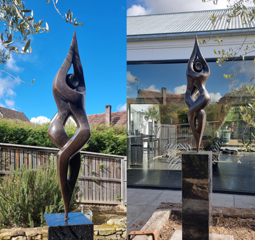 Bronze Figurative Sculpture – Entwined by Michael Vaynman, 195cm | ARTpark Australia