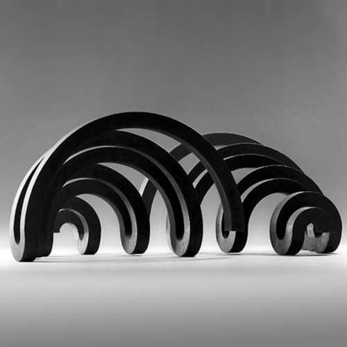 Corten Steel Landmark Sculpture – From the Centre to the Centre by Greg Johns, 500cm | ARTpark Australia