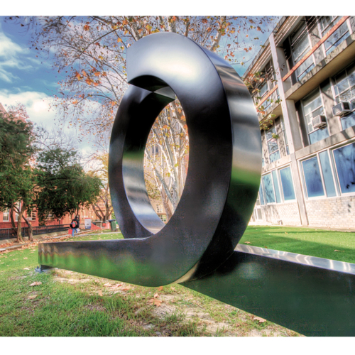 Corten Steel Landmark Sculpture – Runway by Greg Johns, 600x300x180cm | ARTpark Australia