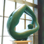bronze figuritive sculpture indoors