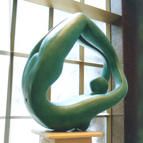 Bronze Figurative Sculpture – Movement by Larissa Smagarinsky, 100x100x30cm | ARTpark Australia