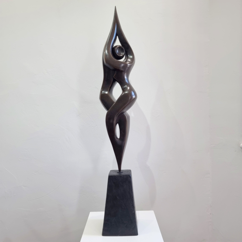 Bronze Figurative Sculpture – Entwined by Michael Vaynman, 103x26x26cm | ARTpark Australia