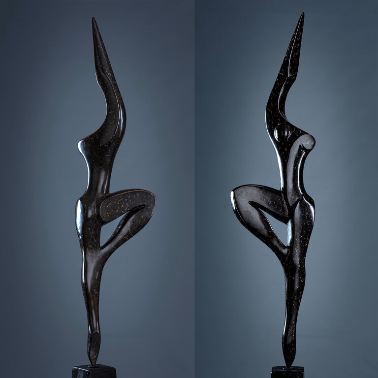 Bronze Figurative Sculpture – Victory by Michael Vaynman, 183x36x30cm - view 3