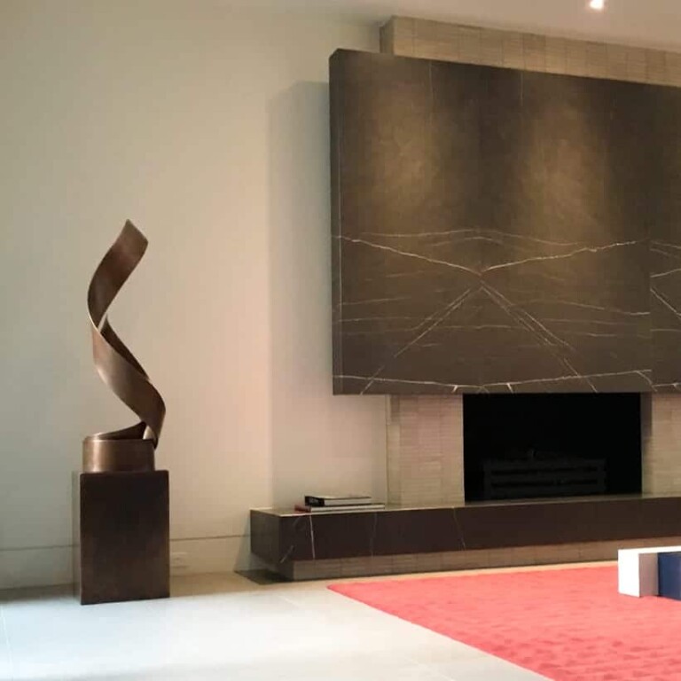 Copper Abstract Sculpture – Dance by Michael Baird, 190x40x40cm - view 3