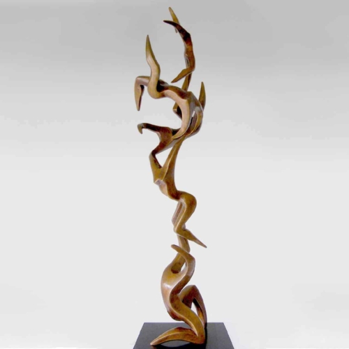 Bronze Figurative Sculpture – Flight by Michael Vaynman, 75x60x280cm | ARTpark Australia