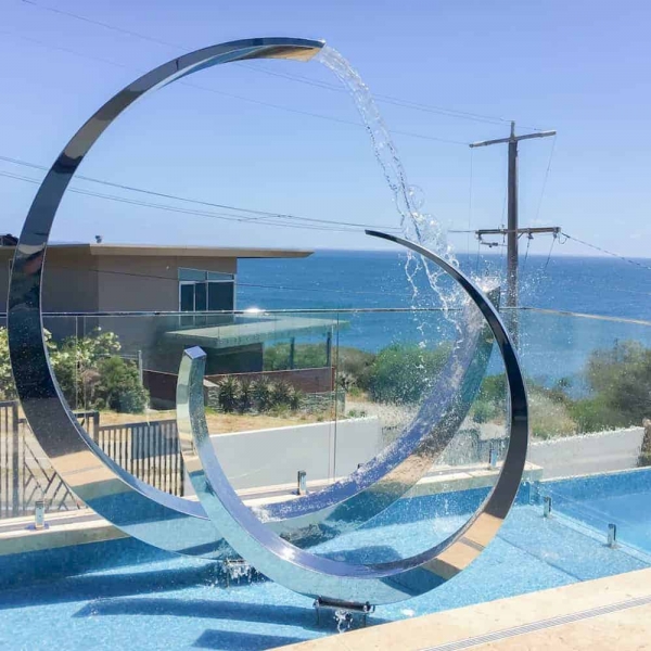 stainless water feature australia