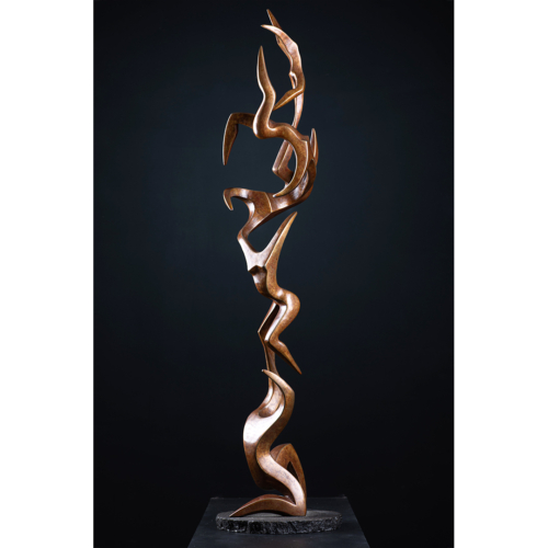 Bronze Figurative Sculpture – Flight by Michael Vaynman, 128x16x24cm | ARTpark Australia