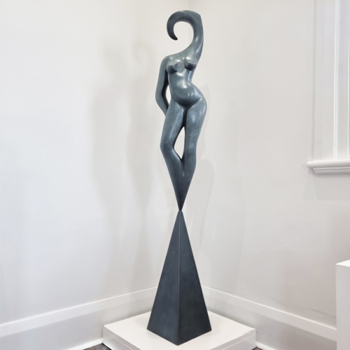 Bronze Figurative Sculpture – Modern Venus by Michael Vaynman, 176x30x26cm | ARTpark Australia