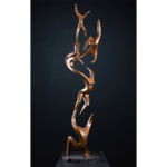flight-flight-Michael Vaynman Bronze sculpture