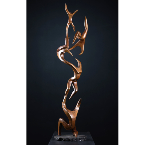 Bronze Figurative Sculpture – Flight by Michael Vaynman, 128x16x24cm | ARTpark Australia