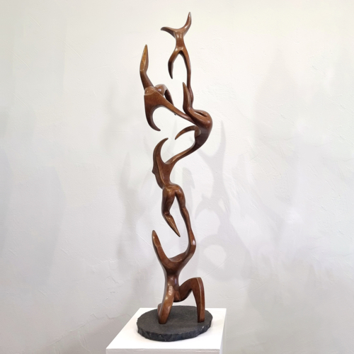 Bronze Figurative Sculpture – Flight by Michael Vaynman, 128x16x24cm | ARTpark Australia