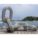 chainlink steel sculpture public art