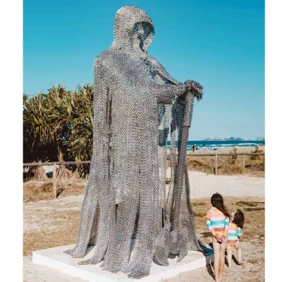 large scale gothic Sculpture steel