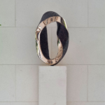 bronze interior plinth sculpture