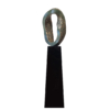 bronze interior plinth sculpture
